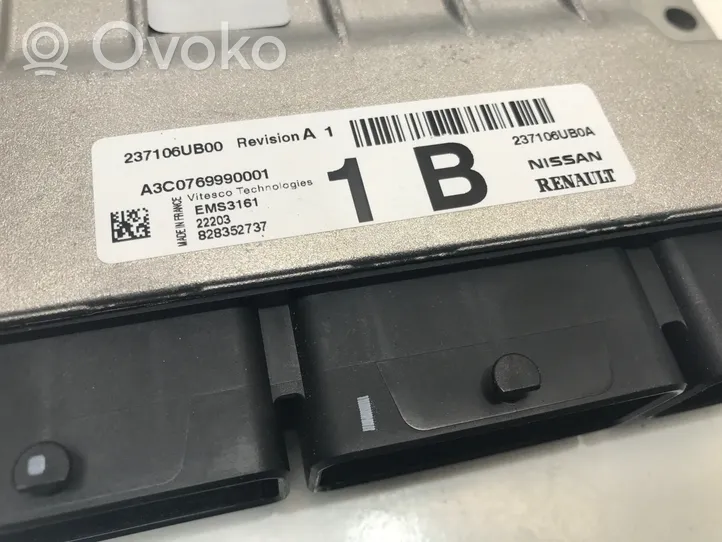 Nissan Qashqai J12 Calculateur moteur ECU 237106UB00