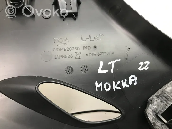 Opel Mokka B D-pilarin verhoilu (yläosa) 9834920280