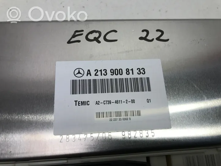 Mercedes-Benz EQC Ilmajousituksen ohjainlaite/moduuli, takana A2139008133