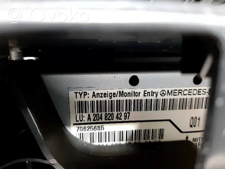 Mercedes-Benz C W204 Panel / Radioodtwarzacz CD/DVD/GPS A2048204297