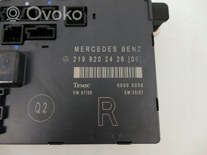 Mercedes-Benz CLS C219 Durų elektronikos valdymo blokas 2198202426