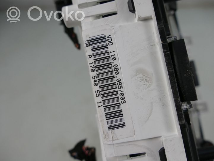 Mercedes-Benz SLK R170 Tachimetro (quadro strumenti) A1705405511