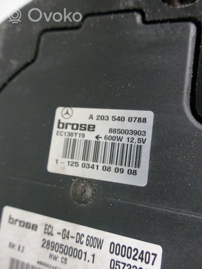 Mercedes-Benz CLK A209 C209 Комплект вентиляторов A2035400788