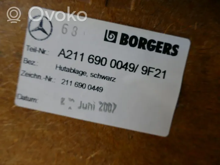 Mercedes-Benz E AMG W211 Półka tylna bagażnika A2116900049