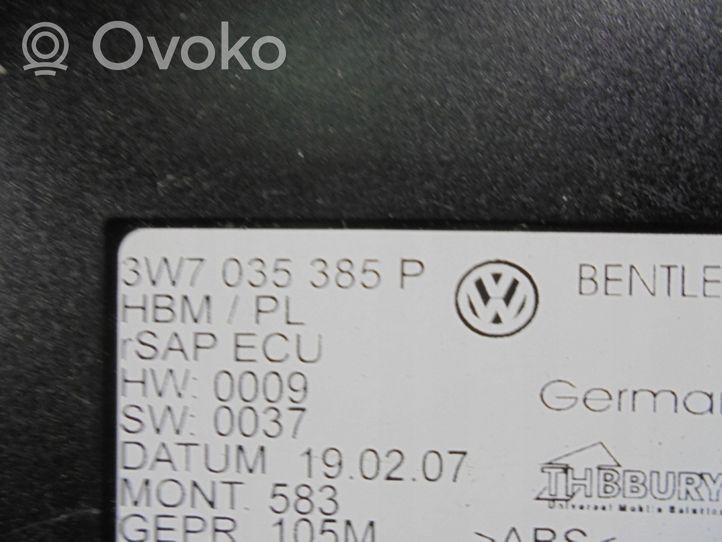 Volkswagen Phaeton Tālruņa vadības bloks 3W7035385P