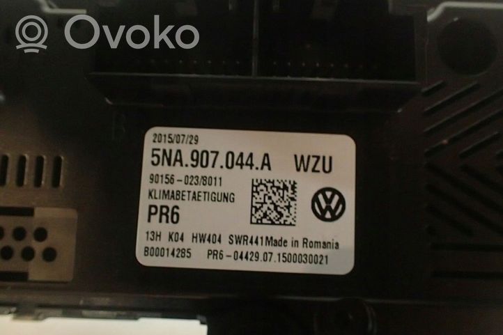 Volkswagen Tiguan Gaisa kondicioniera / klimata kontroles / salona apsildes vadības bloks (salonā) 5NA907044A