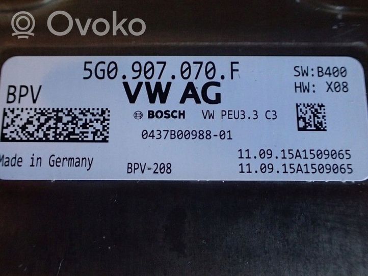 Audi A3 S3 8V Autres dispositifs 5G0907070F