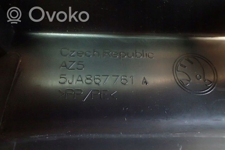 Skoda Fabia Mk2 (5J) Boczek / Tapicerka / bagażnika 5JA867761A