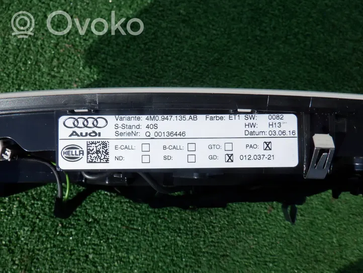 Audi Q7 4M Światło fotela przedniego 4M0947135AB