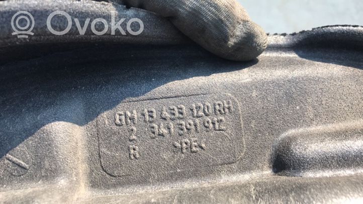 Opel Zafira C Wygłuszenie / Pianka błotnika przedniego 13433120