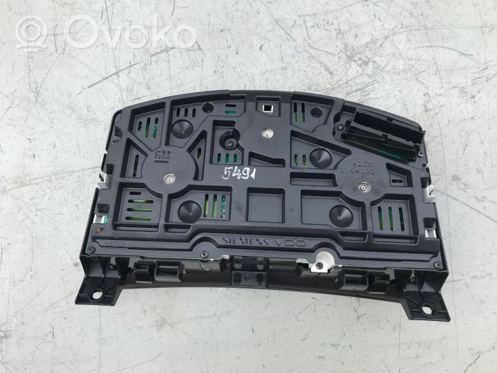 Opel Zafira B Compteur de vitesse tableau de bord 13267536