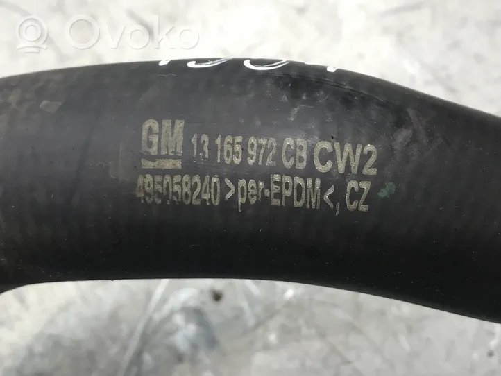 Opel Astra H Engine coolant pipe/hose 13393912