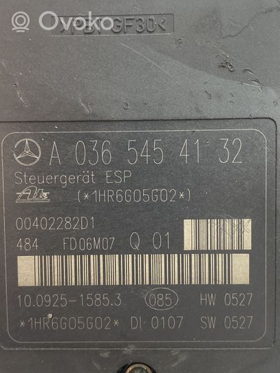 Mercedes-Benz SLK R171 ABS Pump A0365454132