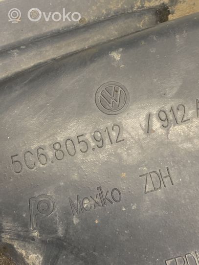 Volkswagen Jetta VI Revestimientos de la aleta antisalpicaduras delanteros 5C6805912