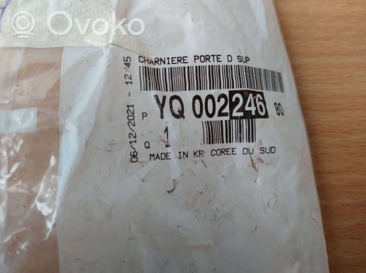 Citroen C3 Charnière supérieure de porte avant YQ00224680