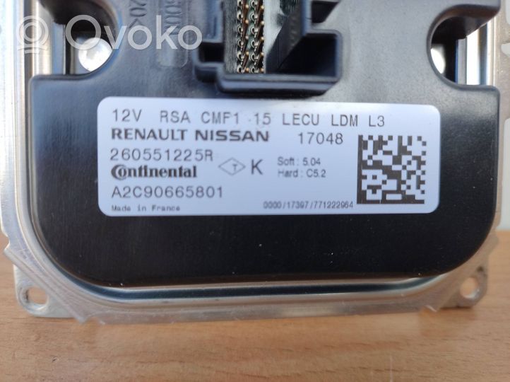 Renault Koleos II Module de ballast de phare Xenon 260551225R