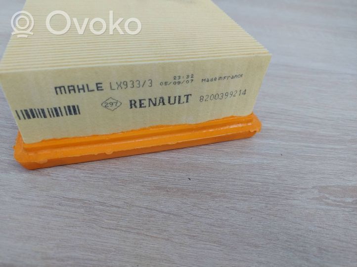 Renault Clio II Filtr powietrza 8200399214