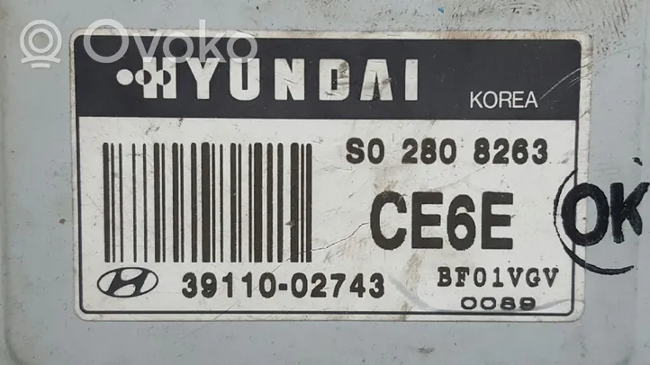 Hyundai Atos Classic Sterownik / Moduł ECU 3911002743