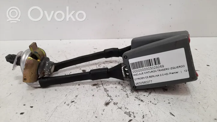 Citroen C5 Takaistuimen turvavyön solki 9632560277