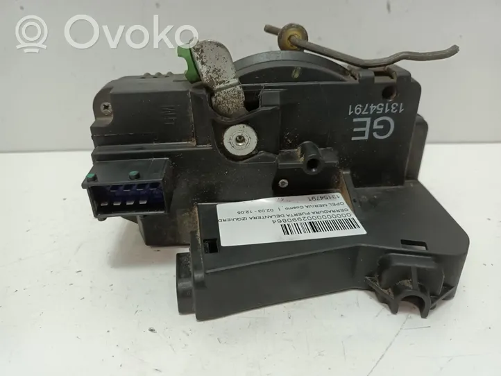 Opel Meriva A Priekinė durų spyna 13154791