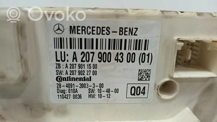 Mercedes-Benz E A207 Other control units/modules A2079004300