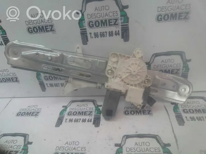 Opel Signum Rear door window regulator with motor 24451521