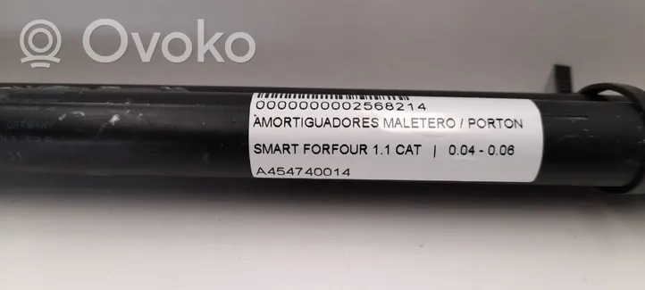Smart ForFour I Amortyzator klapy tylnej bagażnika A454740014