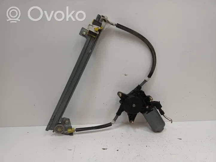 Renault Scenic I Rear door window regulator with motor 7700838595