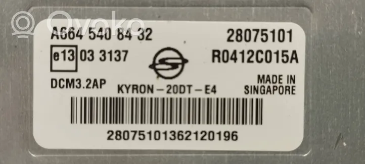 SsangYong Kyron Calculateur moteur ECU A6645408432