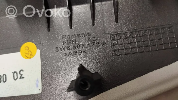 Audi RS5 Priekinė uždarymo rankena/ apdaila 8w6867173