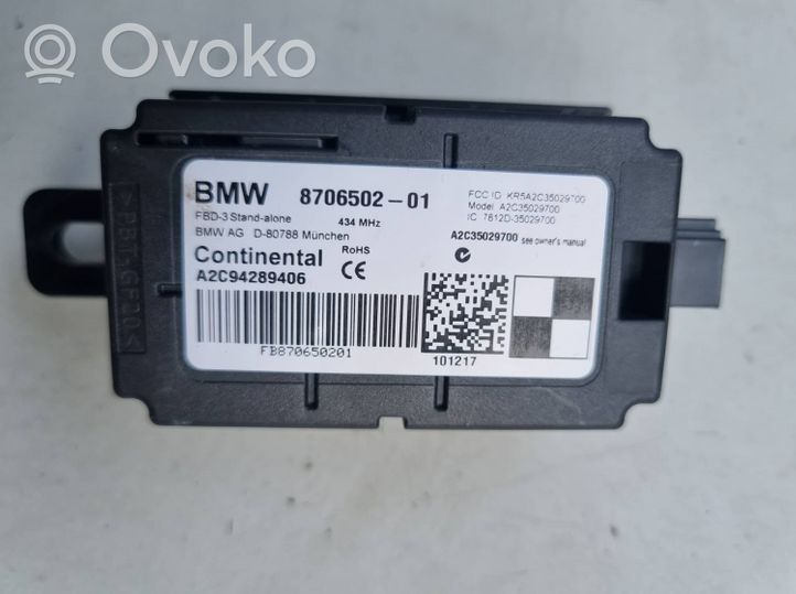 BMW 2 F46 Sterownik / Moduł centralnego zamka 8706502