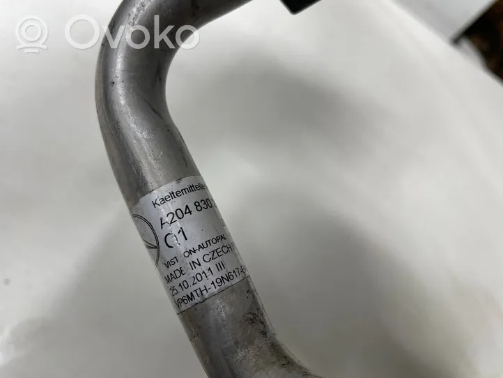 Mercedes-Benz C W204 Air conditioning (A/C) pipe/hose A2048302416