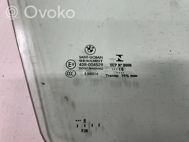 BMW X4 F26 Fenster Scheibe Tür vorne (4-Türer) 43R004529