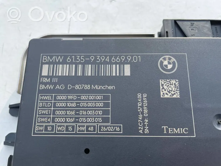 BMW X4 F26 Module d'éclairage LCM 9394669