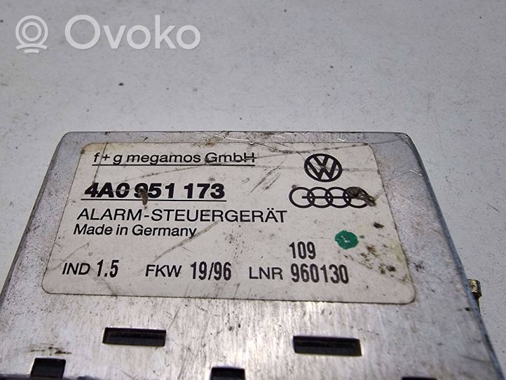 Audi A6 S6 C4 4A Sterownik / Moduł alarmu 4A0951173