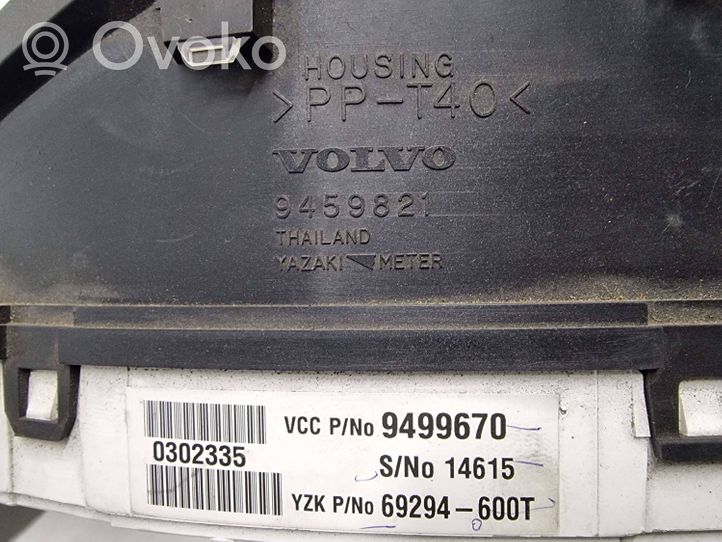 Volvo XC70 Licznik / Prędkościomierz 9459821