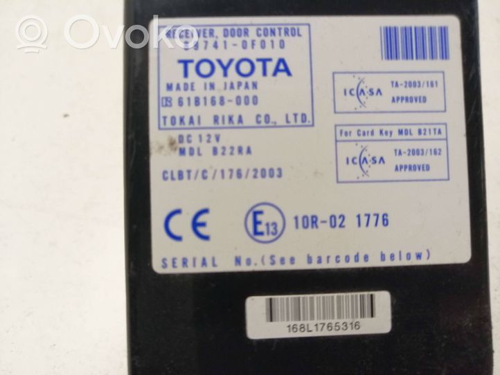 Toyota Corolla Verso E121 Oven ohjainlaite/moduuli 897410F010