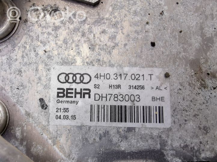 Audi A6 C7 Refroidisseur d'huile de boîte de vitesses 4H0317021T