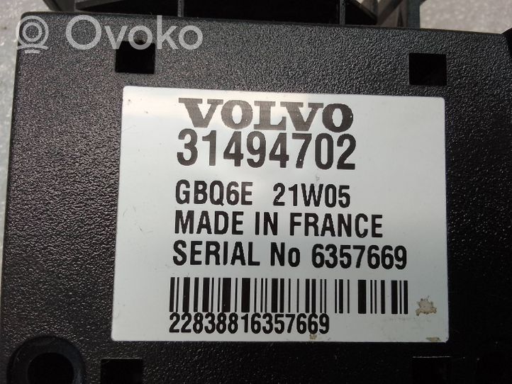 Volvo S90, V90 Muut ohjainlaitteet/moduulit 31494702