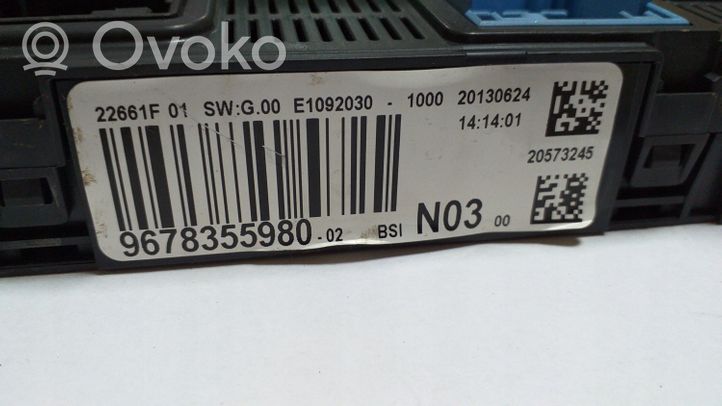 Peugeot 208 Kit calculateur ECU et verrouillage 9807886180