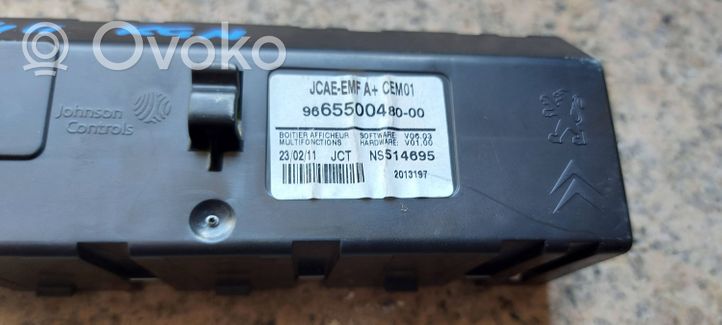 Citroen DS4 Monitor / wyświetlacz / ekran 9665500480