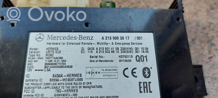 Mercedes-Benz A W176 Module unité de contrôle Bluetooth A2139003617