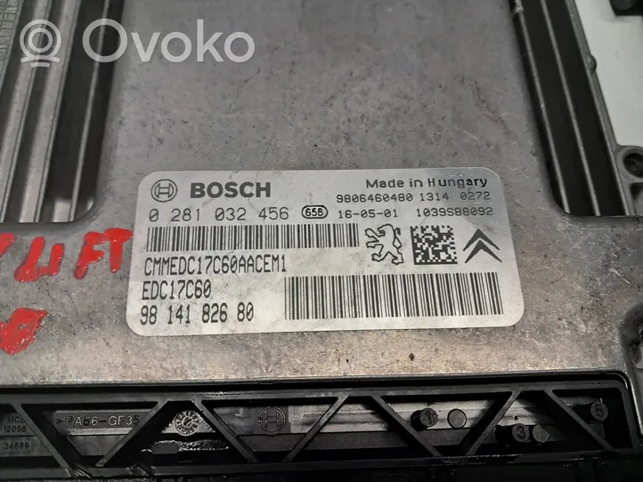 Peugeot 3008 I Komputer / Sterownik ECU i komplet kluczy 9814182680