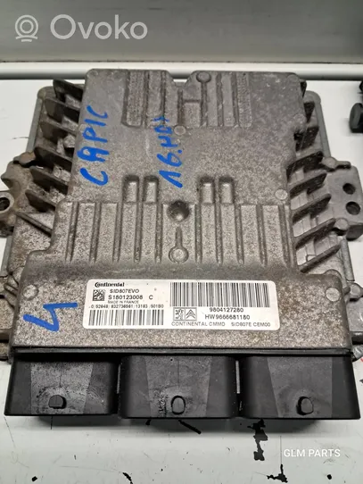 Citroen C4 Grand Picasso Kit centralina motore ECU e serratura 9804127280