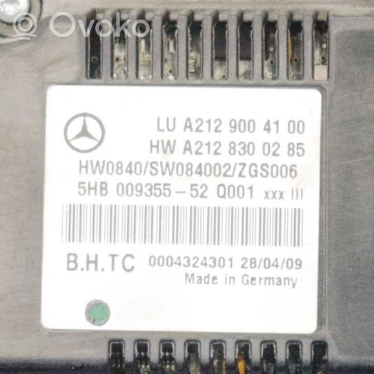 Mercedes-Benz E W212 Salono ventiliatoriaus reguliavimo jungtukas 