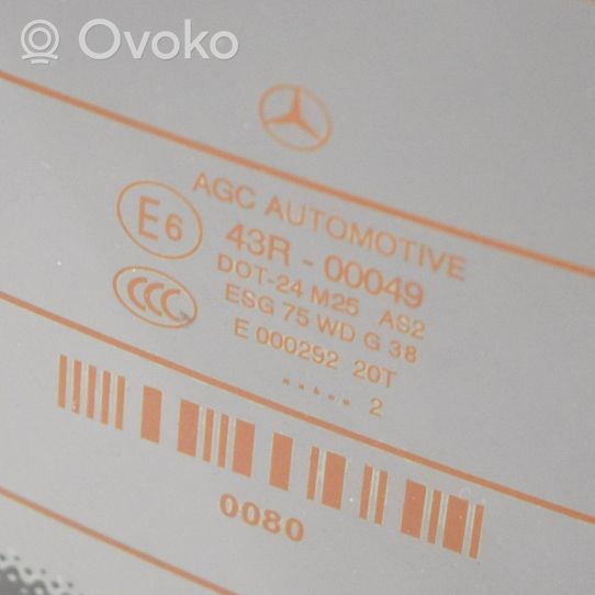 Mercedes-Benz C W204 Takalasi/takaikkuna A2076700080