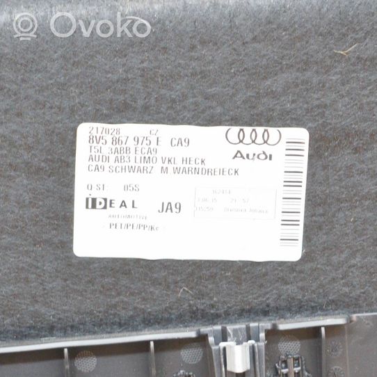 Audi A3 S3 8V Garniture de hayon 8V5867975A