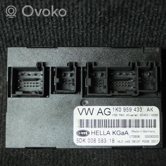 Volkswagen Touran I Modulo di controllo del corpo centrale 1K0959433AK