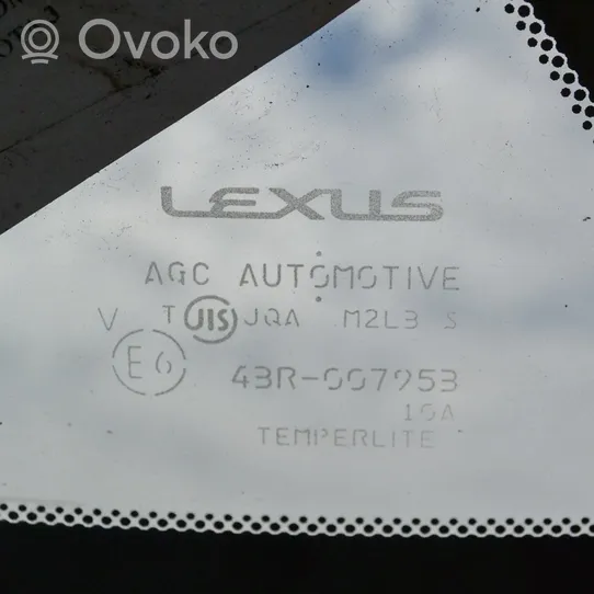 Lexus CT 200H Fenêtre latérale avant / vitre triangulaire 43R007953