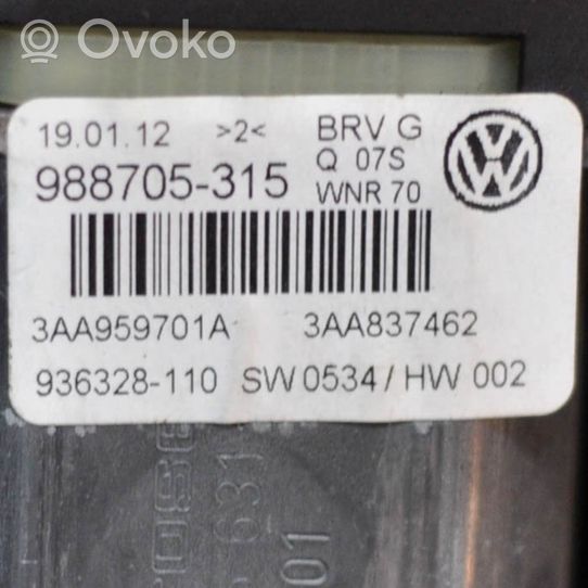 Volkswagen PASSAT B7 Moteur de lève-vitre de porte avant 0130822451